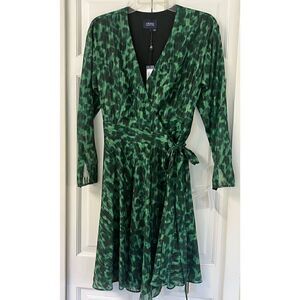 Marchesa Notte Emera wrap dress sz 2 NWT